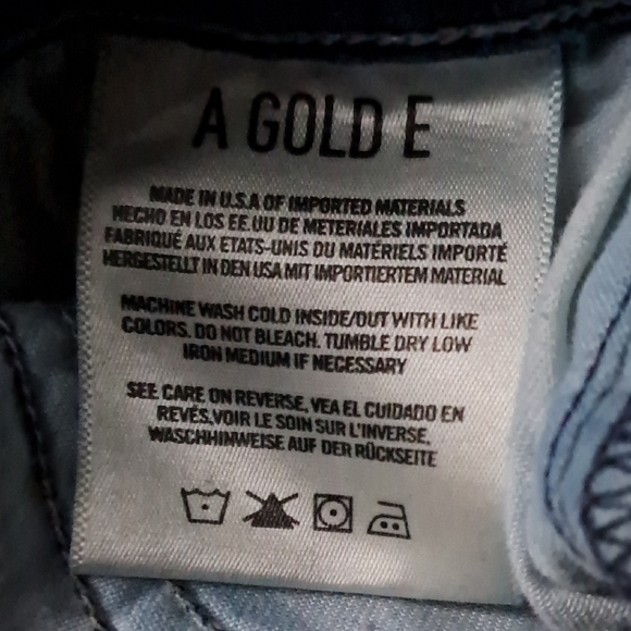 Agolde Skinny Jeans With A Raw Hem, Size 25 - Picture 5 of 6